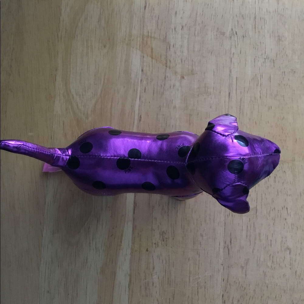 Victoria Secret Purple Metallic Polka Dot Dog.